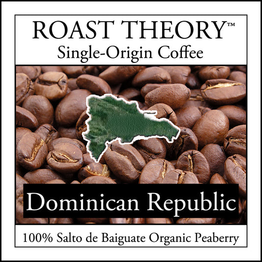 Dominican Republic 100 Salto de Baiguate Peaberry Organic Single-origin Coffee Roast Theory