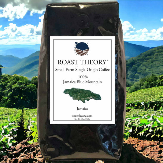 Jamaica Blue Mountain Coffee 100% JBM Single-origin beans by Roast Theory CoffeeJamaica Blue Mountain Coffee Pods Single-service K-cup Pod 100% Pure Single-origin Coffee Roast Theory