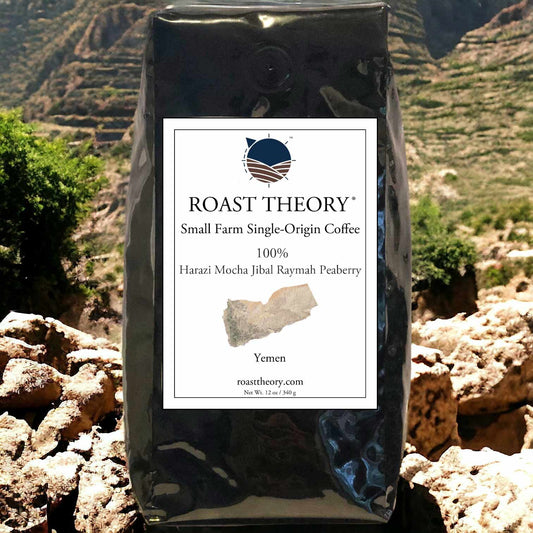 Yemen 100% Harazi Mocha Jibal Raymah Peaberry Single-Origin Coffee Roast Theory