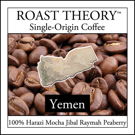 Yemen 100% Harazi Mocha Jibal Raymah Single-origin Peaberry Coffee by Roast Theory