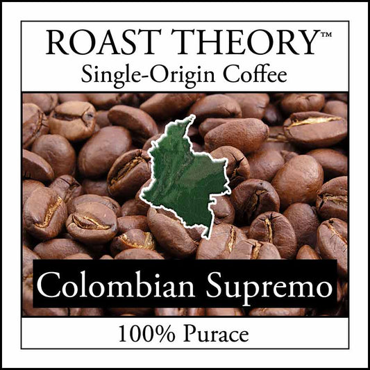 Colombian Supremo 100% Purace Single-Origin Coffee Roast Theory