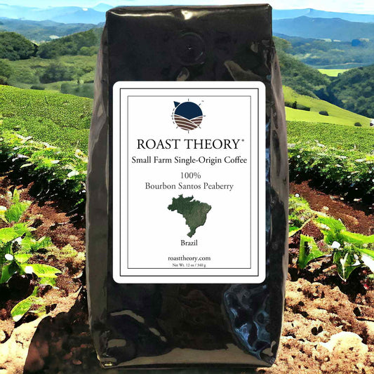 Brazill 100% Bourbon Santos Peaberry Single-Origin Coffee Roast Theory