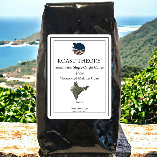 India 100% Monsooned Malabar Coast Single Origin Coffee Roast Theory