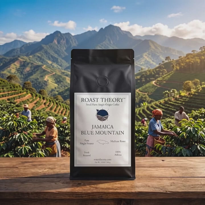 Authentic JBM Jamaica Blue Mountain Coffee Beans by Roast Theory