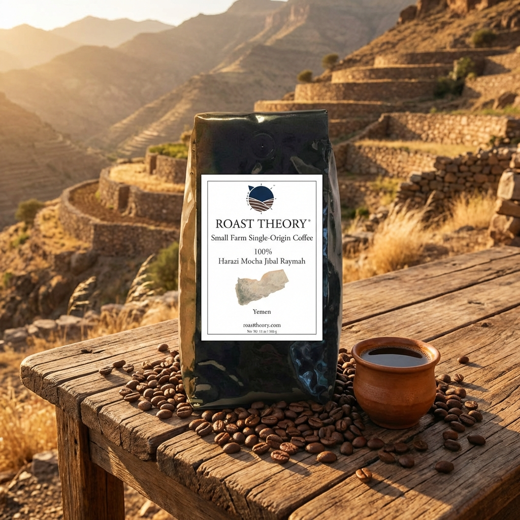 Yemen 100% Harazi Mocha Jibal Raymah Coffee by Roast Theory