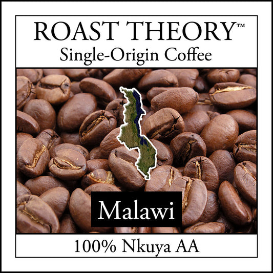 You'll love Malawi 100% Nkuya AA Coffee by ROAST THEORY available in light roast, medium roast and dark roast as whole bean or fresh ground.