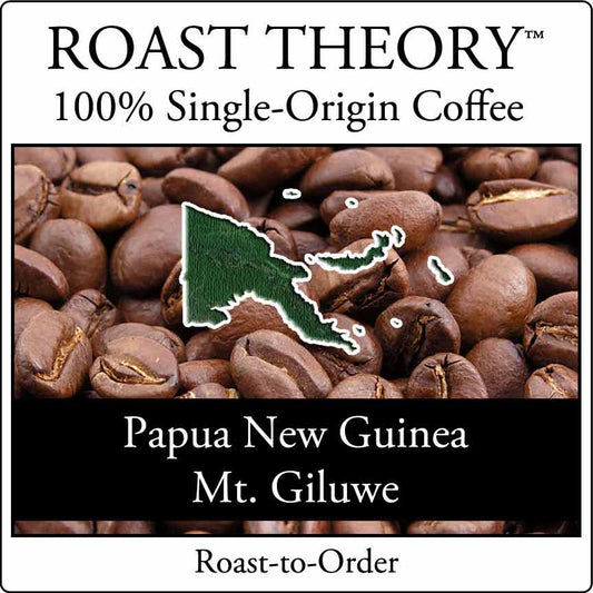 You'll love Papua New Guinea Mt. Giluwe 100% Single-Origin Coffee by ROAST THEORY available in light roast, medium roast and dark roast as whole bean or fresh ground.
